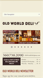 Mobile Screenshot of oldworlddeli1.com